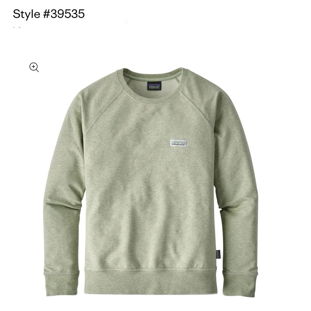 Patagonia Light Green Crewneck Sweatshirt